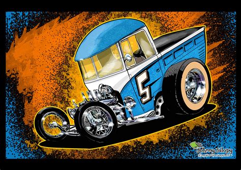 Join Johnny Jalopy and his wife Ity-B for a weekly dose of hot rod art and inspiration. . Johnny jalopy